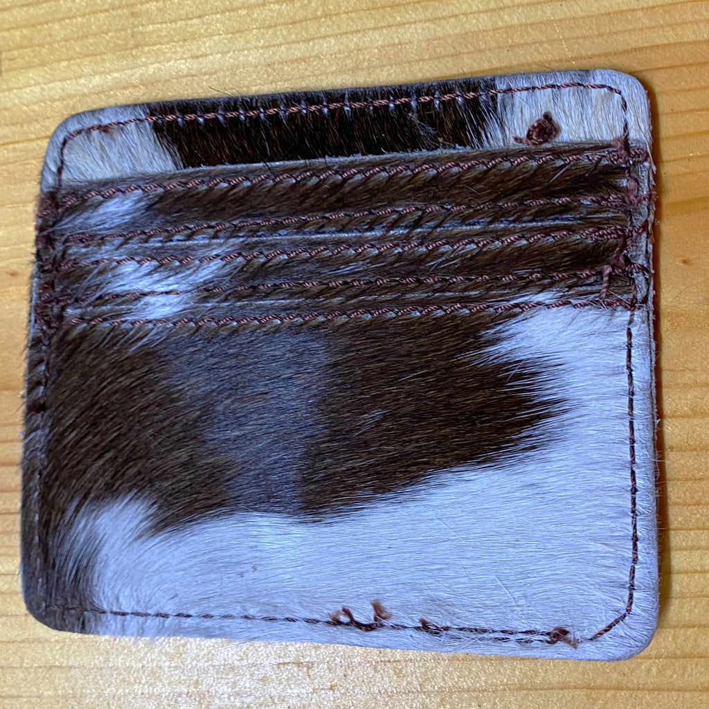 Hair on Hide Slim Card Wallet