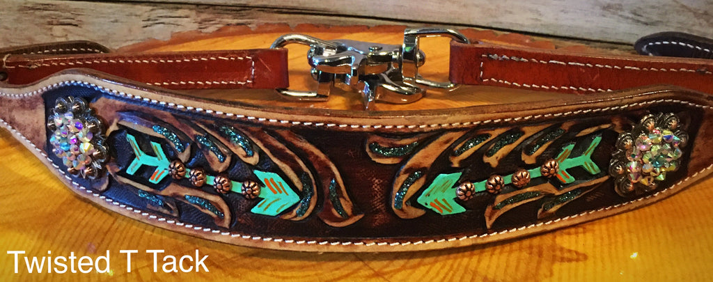 Teal Arrow Wither Strap
