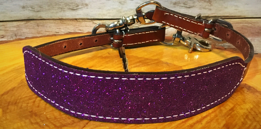 Purple Glitter Wither Strap