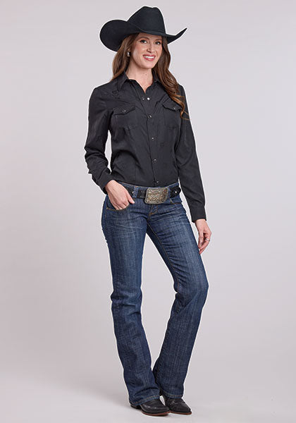 Roper Classic Black Women's Top