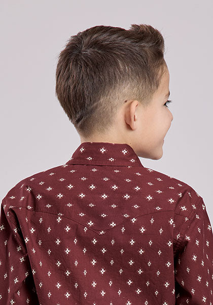 Roper Boy's Mini Aztec Shirt