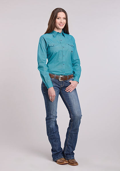 Roper Ladies Aztec Diamond Shirt