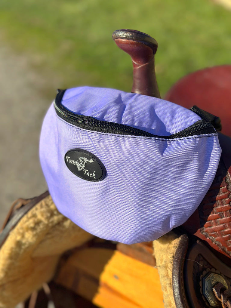 Lavender Saddle Pouch