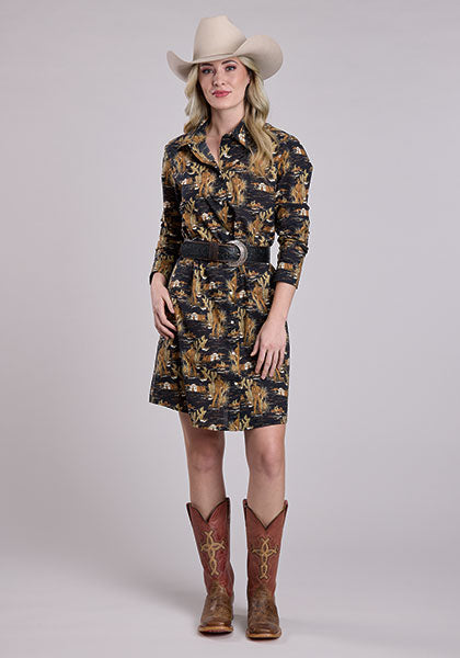 Tin Haul Womens Cowboy Dress Twisted T Tack Tin Haul Womens Cowboy Dress Twisted T Tack