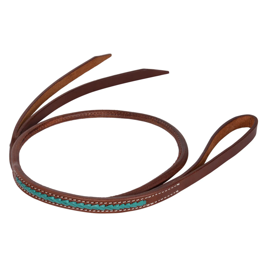 Circle Y Turquoise Rawhide Over and Under