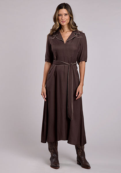 Stetson Women's Brown Long Dress