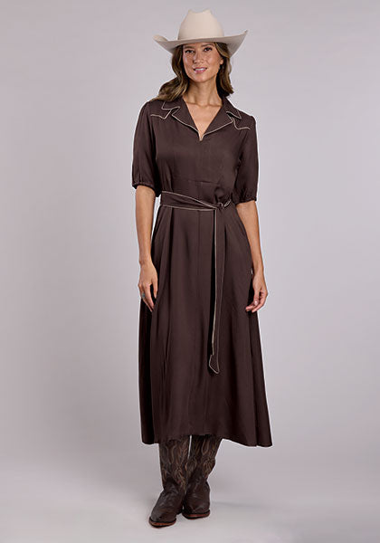 Stetson Women's Brown Long Dress