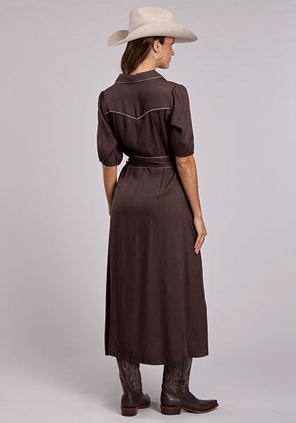 Stetson Women's Brown Long Dress