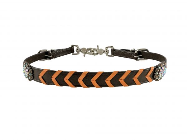 Orange Laced Wither Strap