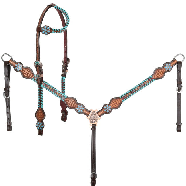Turquoise Trailblazer Tack Set