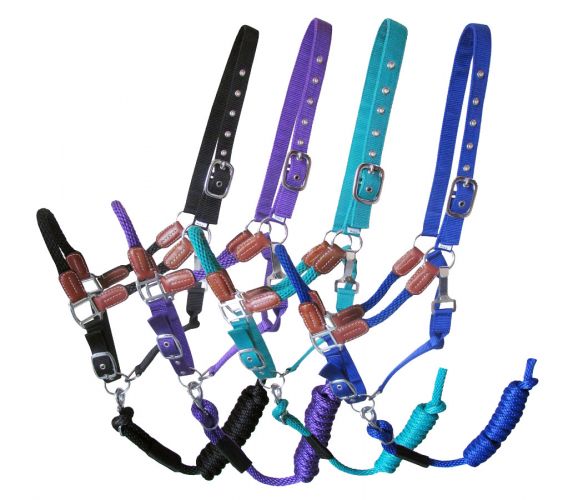 Nylon Rope Accent Halter