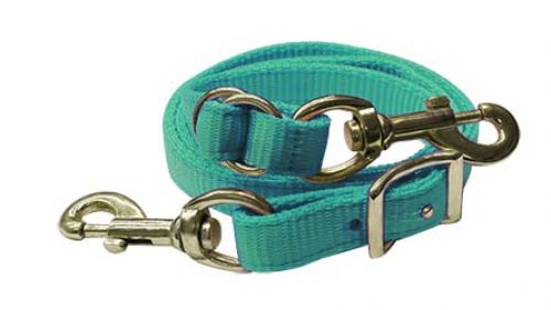 Teal Nylon Tie Down Strap