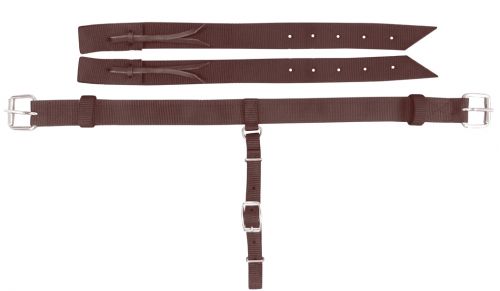 Brown Nylon Pony Back Cinch