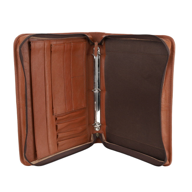 Hazelnut Meadow Cowhide Leather Binder