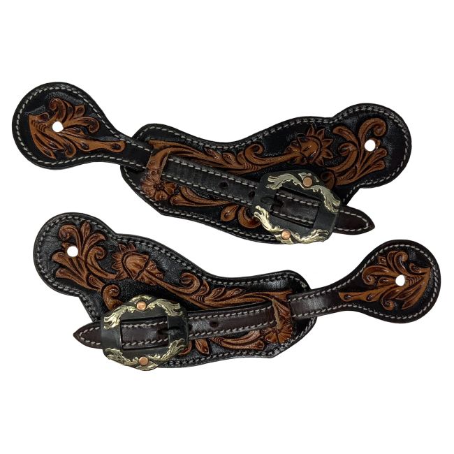 Lonestar Floral Men's Spur Strap