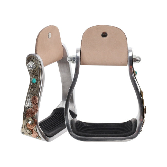 Copper Saguaro Stirrups