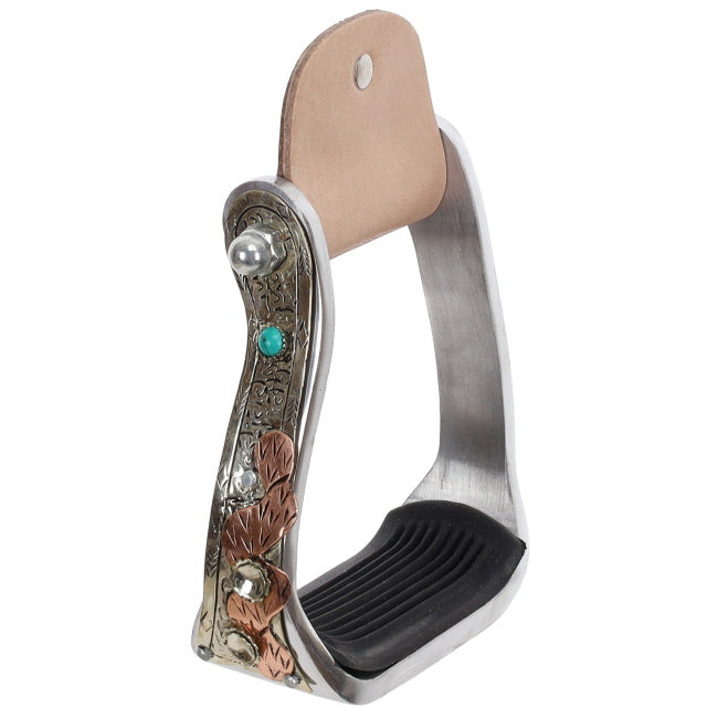 Copper Saguaro Stirrups