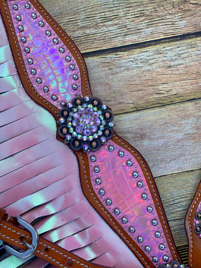 Bubblegum Fringe Tack Set