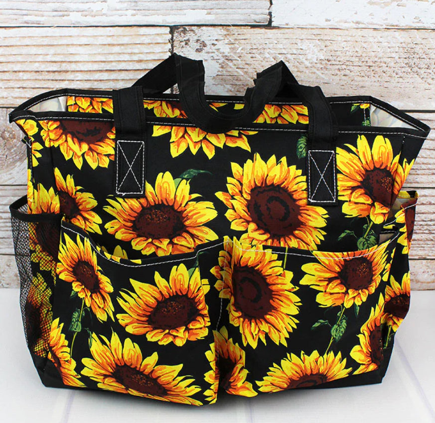 Sunflower Large Grooming Tote