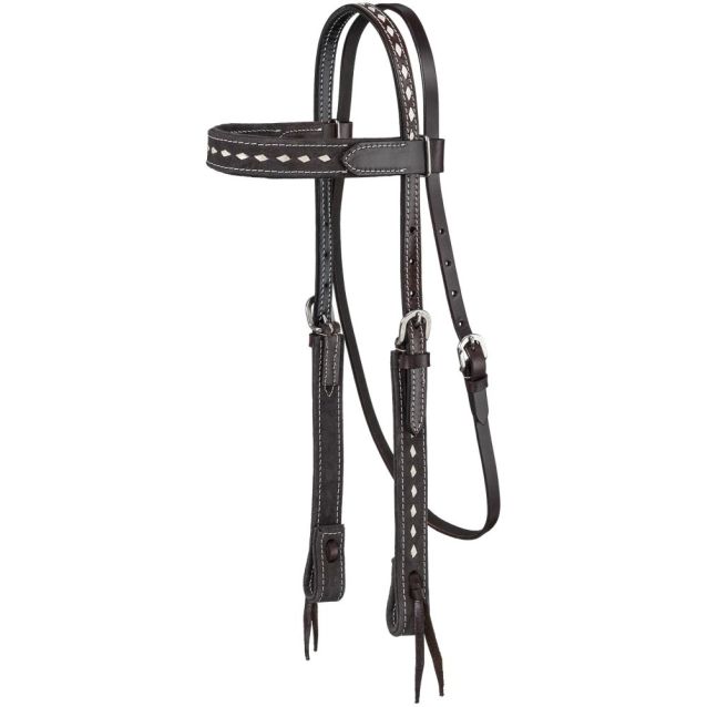 King Series Mini Brown Browband Headstall