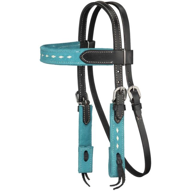 Turquoise King Series Mini Stratford Browband Headstall