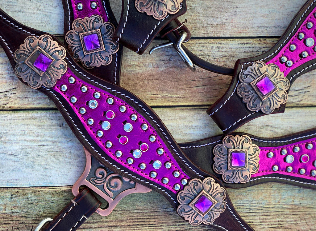 Magenta Princess Tack Set