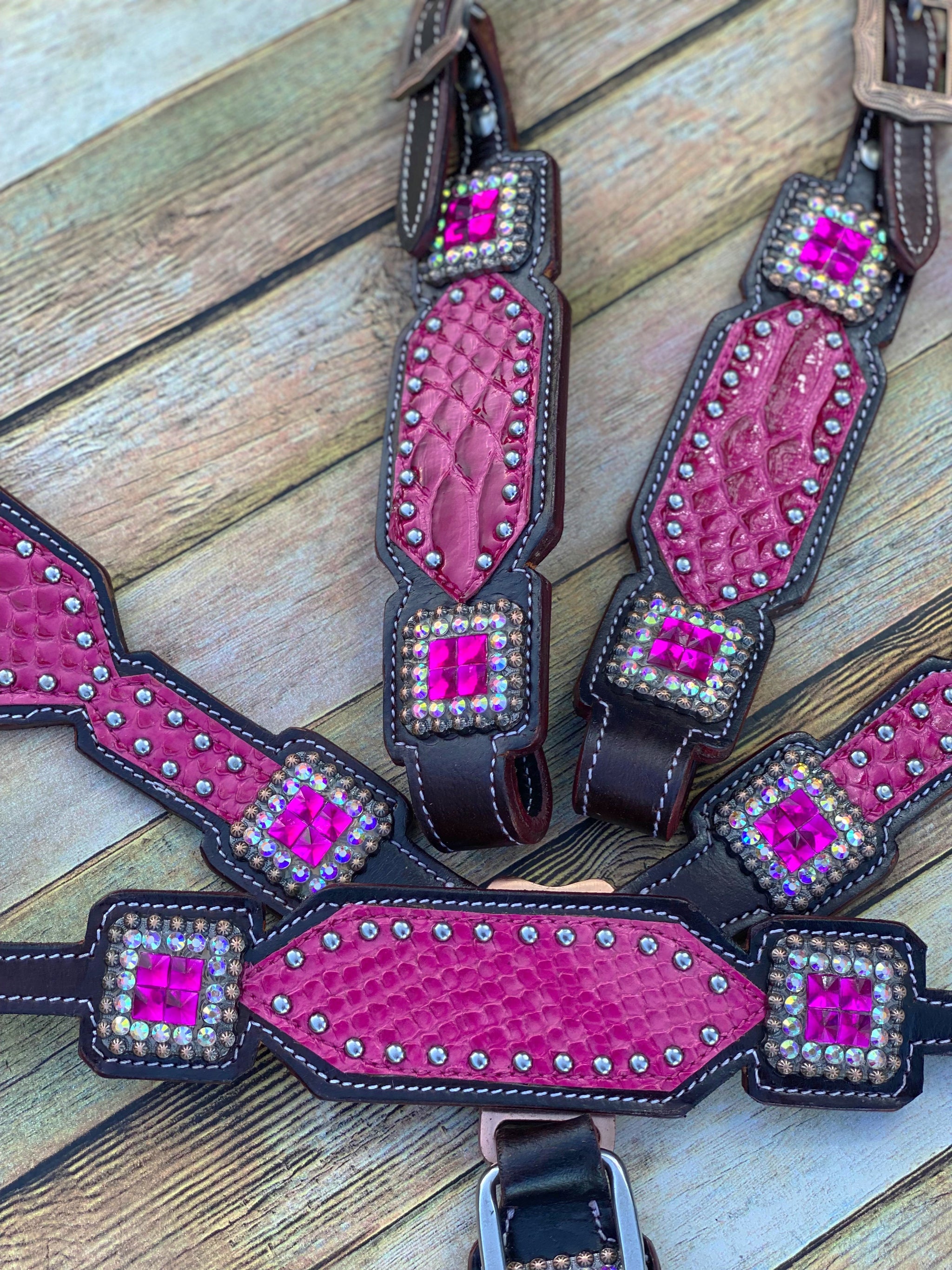 Pink Dragon Cob Size Tack Set – Twisted T Tack