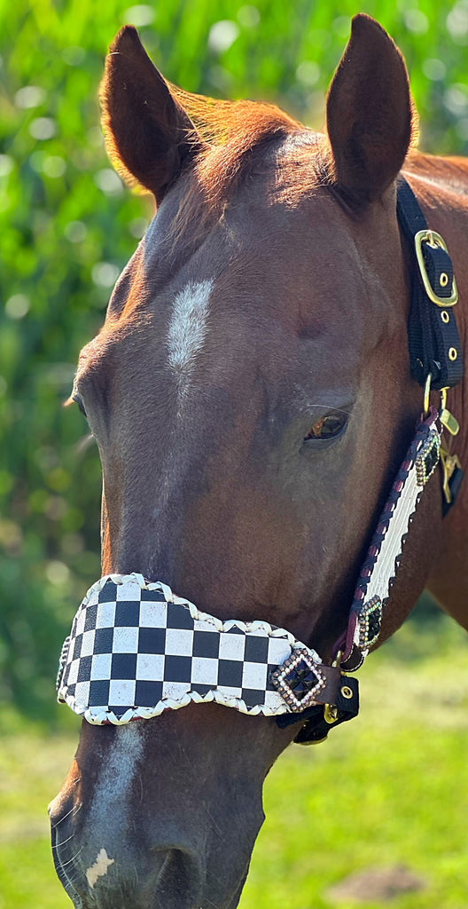 Checkered Bronc Halter