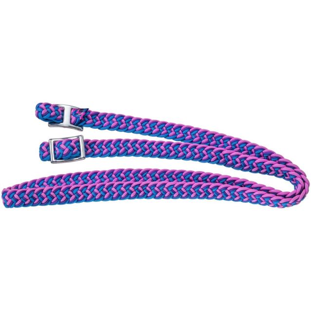 Purple, Turquoise, and Pink Nylon Mini Reins