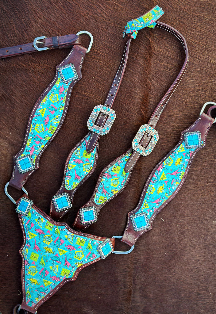 Dinosaur Pony Size Tack Set