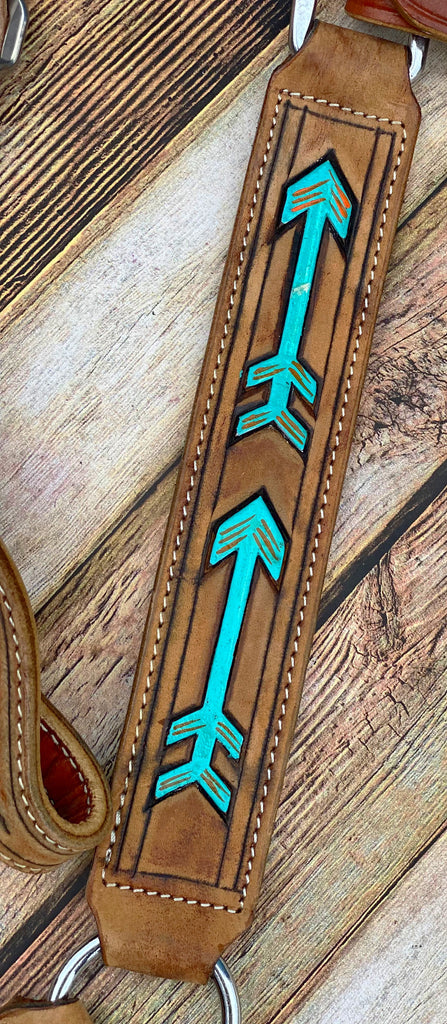 Teal Arrow Tack Set