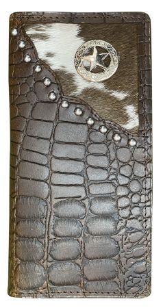 Brown Gator Bi-fold Wallet