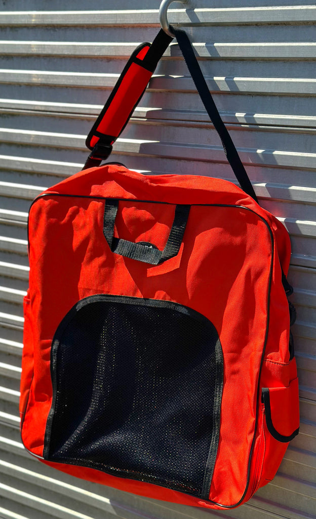 Bright Orange Boot Bag