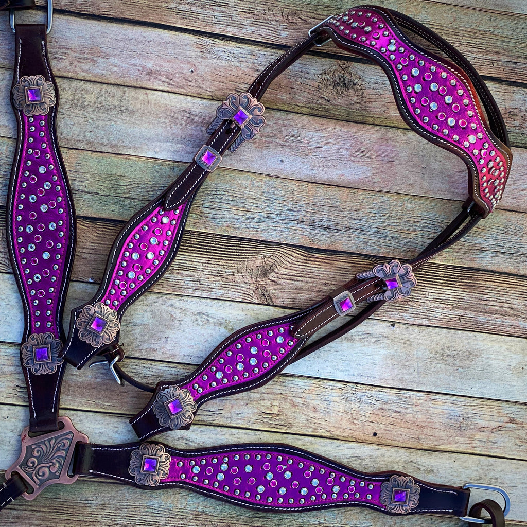 Magenta Princess Tack Set