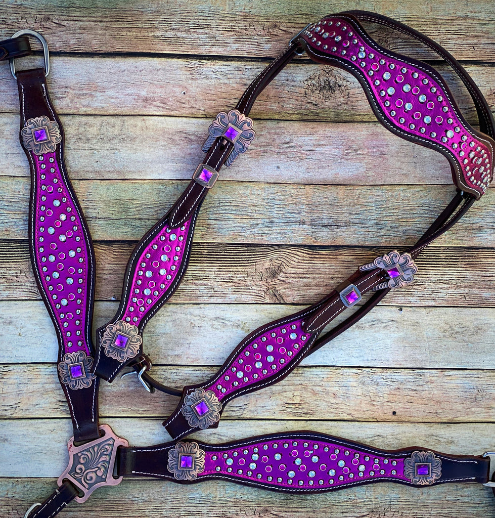 Magenta Princess Tack Set