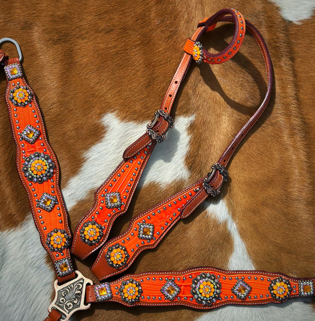 Orange Gator Tack Set