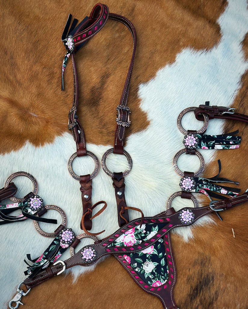 Floral Ring Tack Set