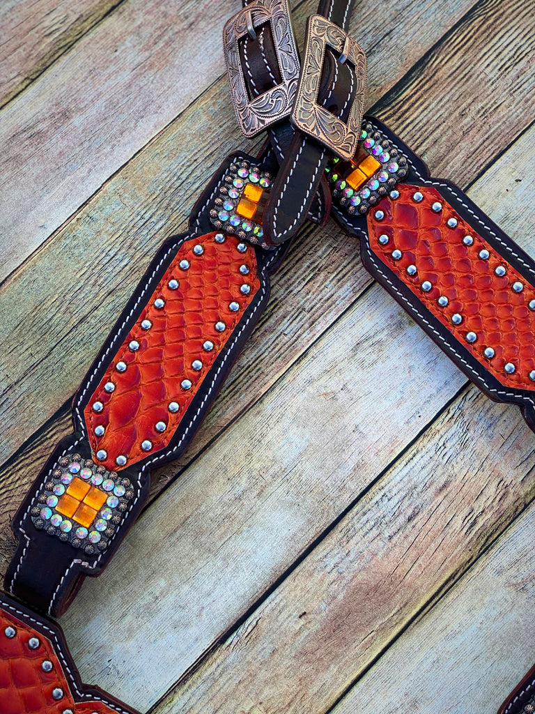 Orange Dragon Tack Set