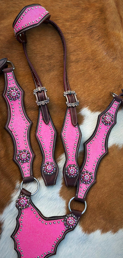 Pink Sparkle Pony Size Tack Set