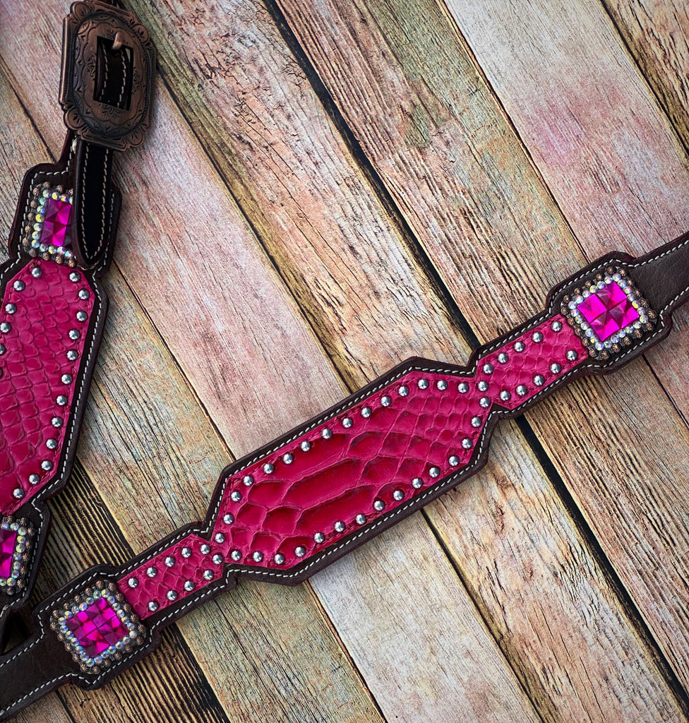 Pink Dragon Cob Size Tack Set