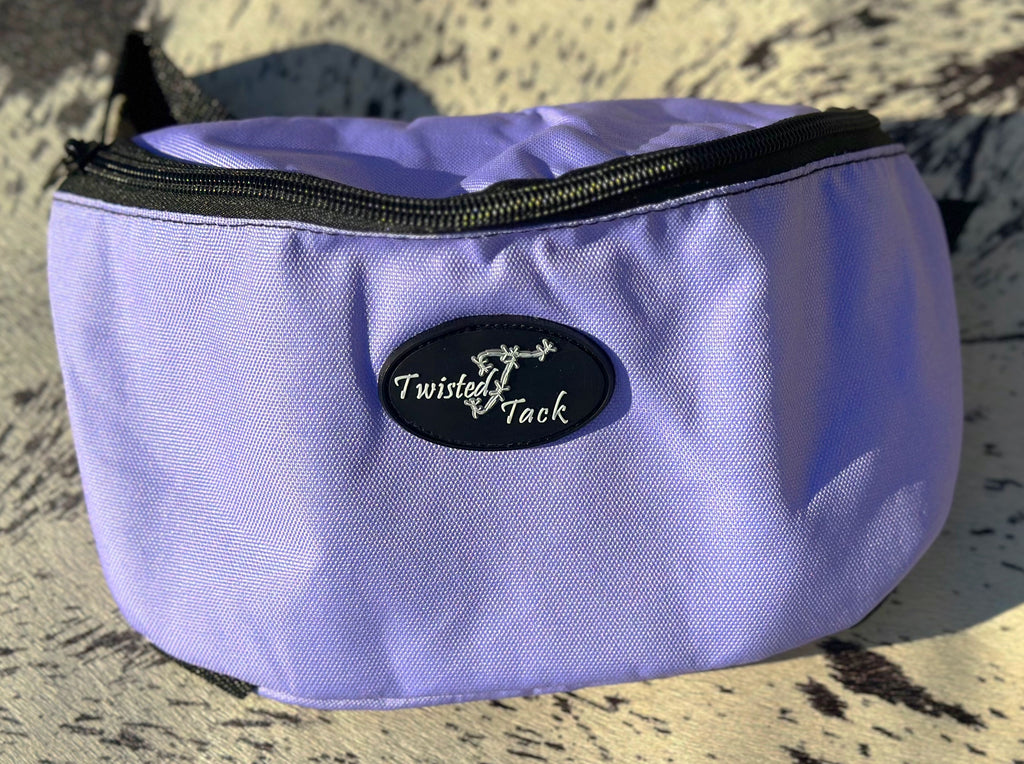 Lavender Saddle Pouch