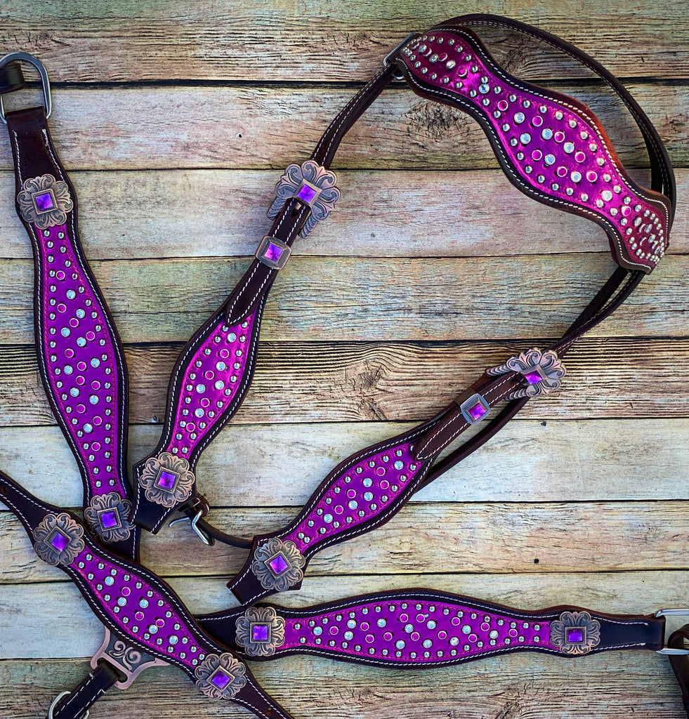 Magenta Princess Tack Set