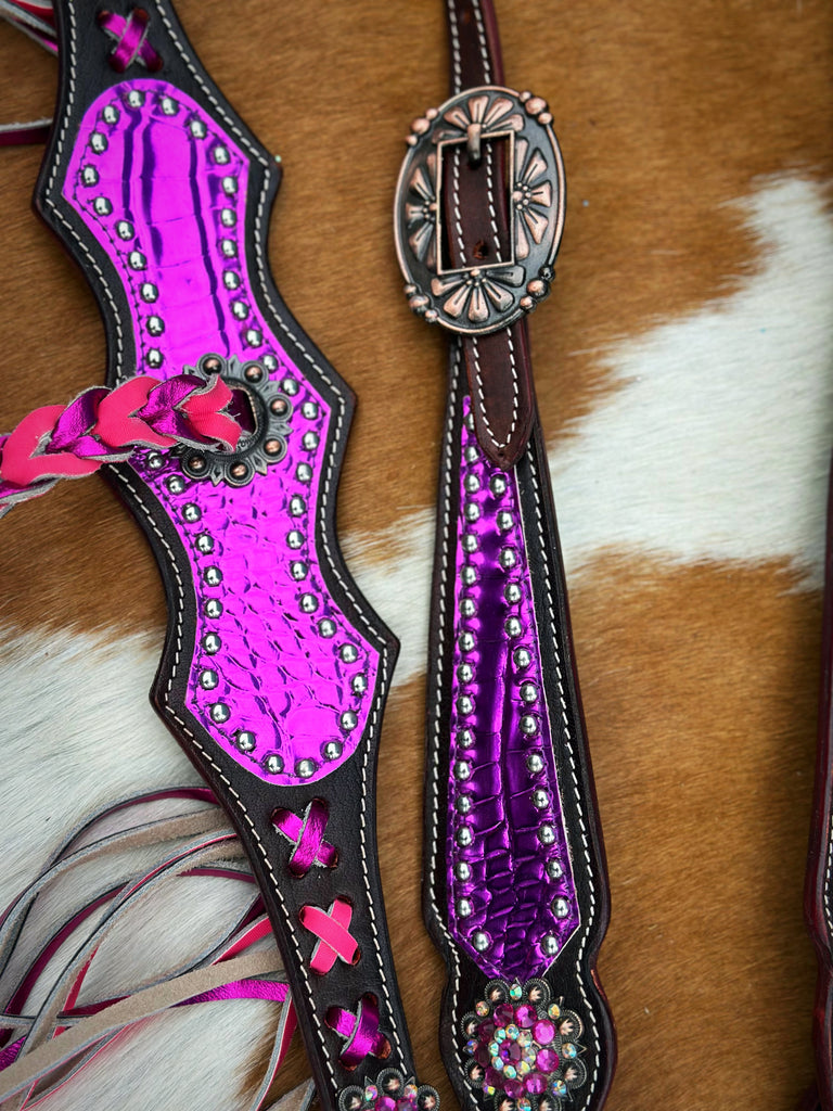 Metallic Magenta Tack Set