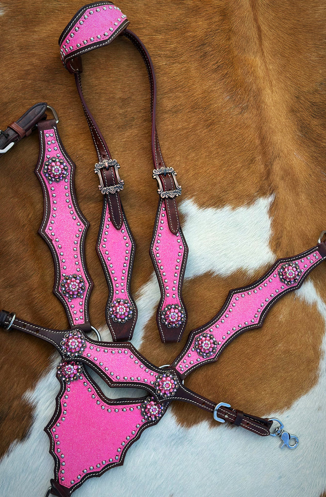 Pink Sparkle Pony Size Tack Set