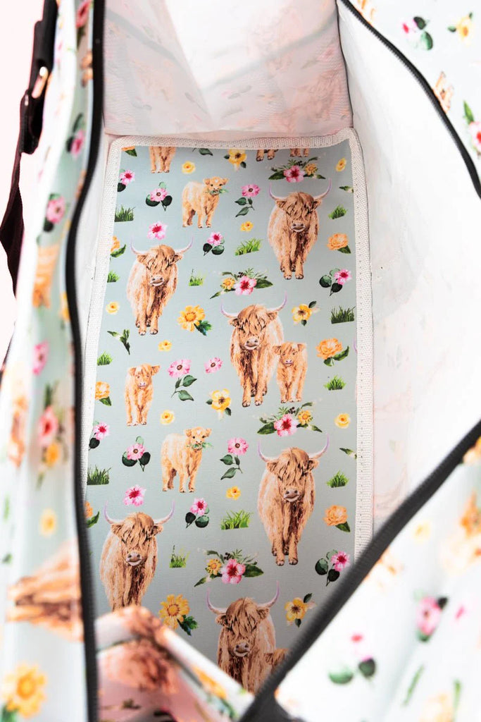 Highland Cow Large Tote