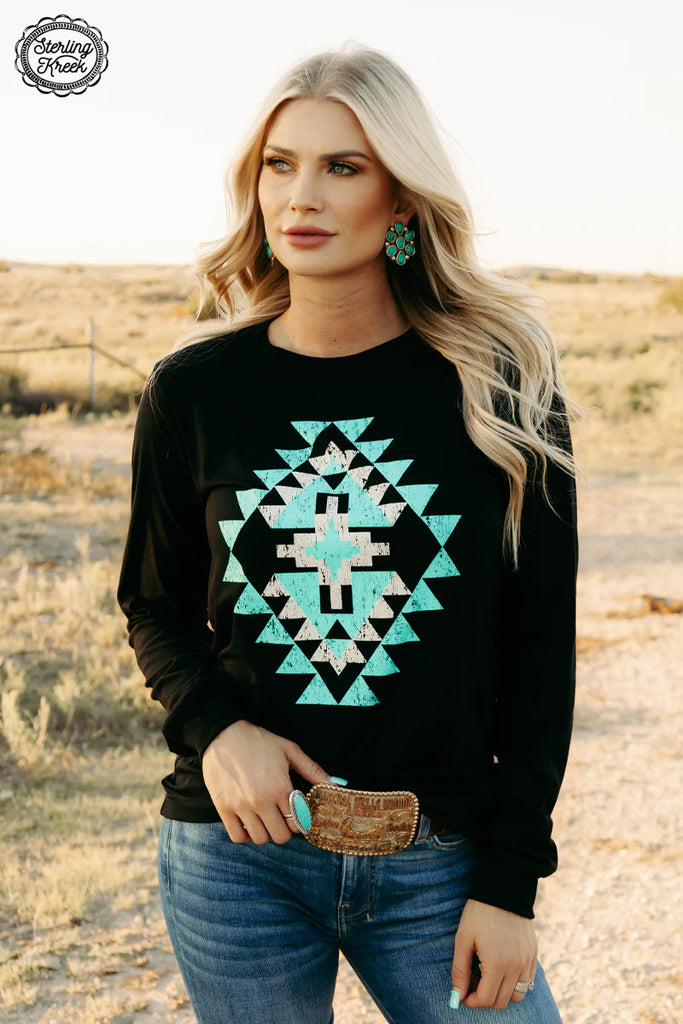 Icy Aztec Top