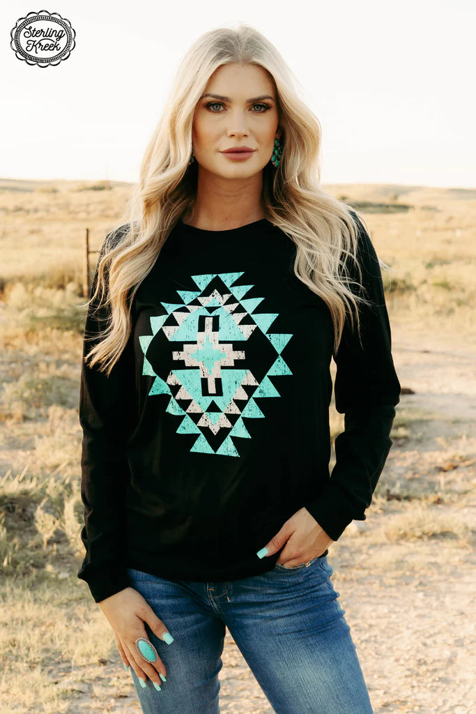 Icy Aztec Top