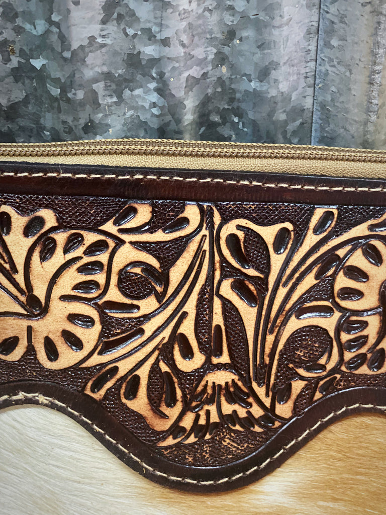 Rusty Hand Tooled Purse