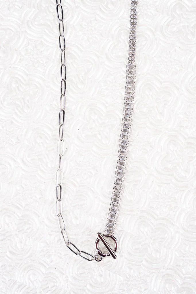 Crystal Avenue Toggle Necklace