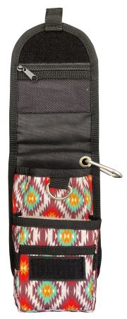 Red and Brown Aztec Accessory Case